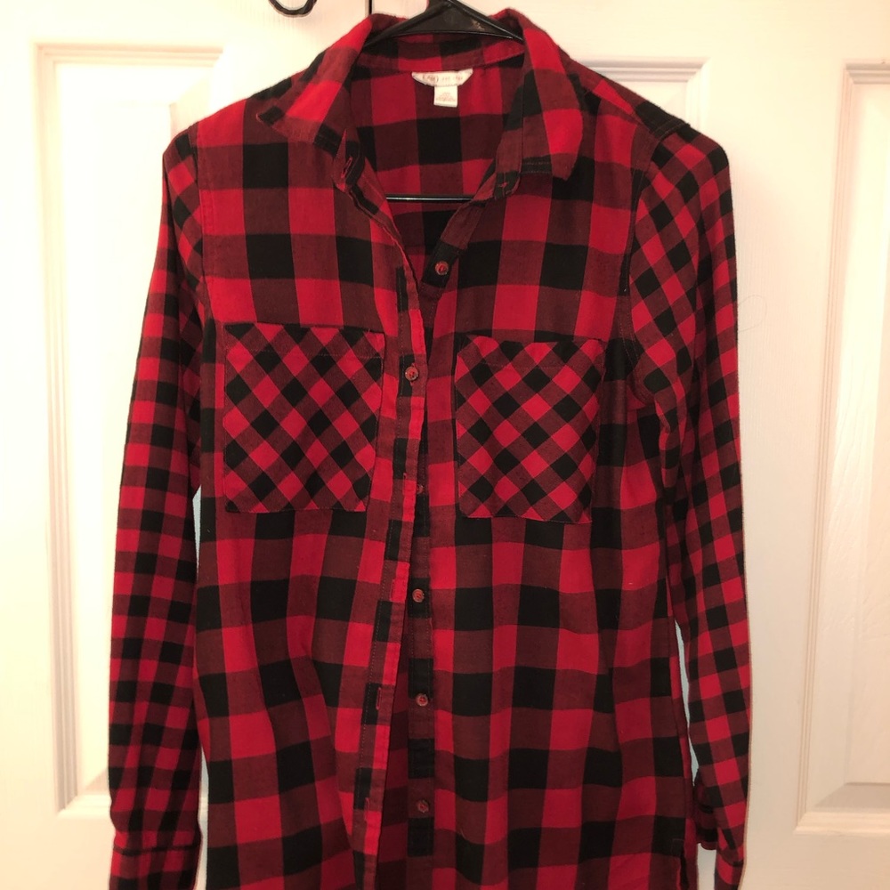 Red and black flannel